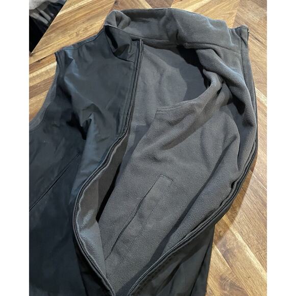 Johnston & Murphy Vest Fleece Lined Reversible Soft Shell Zip Up Mens Large - Picture 6 of 7